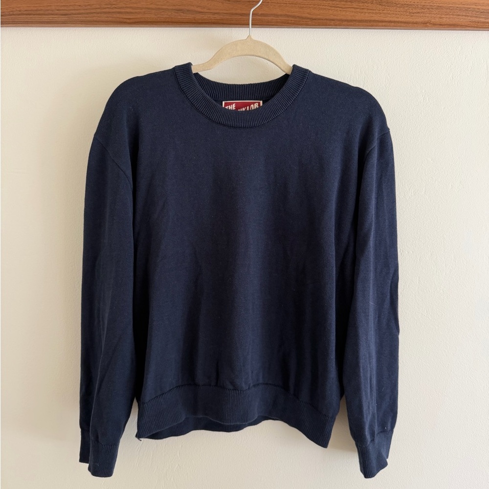 Blank NYC Deep Blue Crewneck Sweater